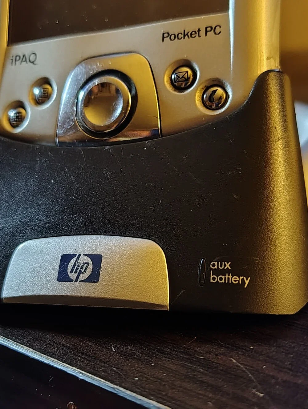 Vintage HP iPAQ Pocket PC PDA Handheld Bundle with USB Desktop Cradle